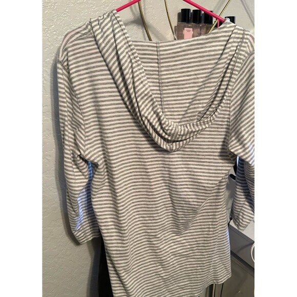 Calvin Klein hooded striped top - Picture 3 of 3